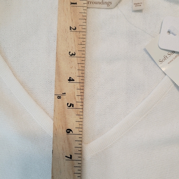 Soft Surroundings Sweater Womens Xl Stars Rhinestones Beaded - Picture 9 of 10